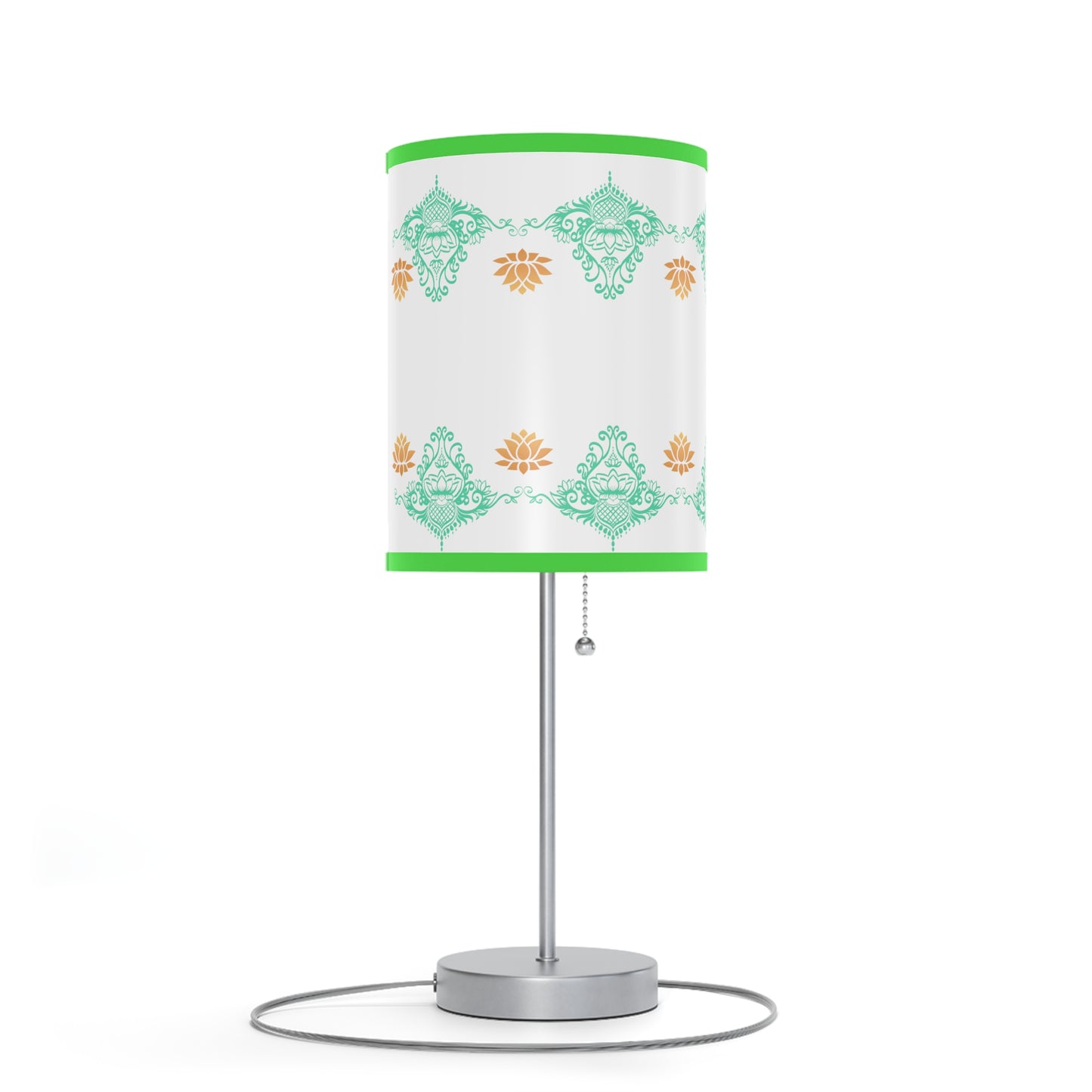 Lotus kolam Pattern Lamps with Lampshades ,Lotus Boho pattern Lamp US|CA plug, Housewarming gifts, Holiday Gifts