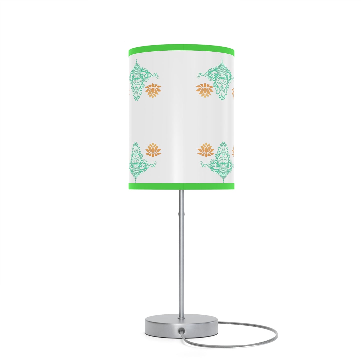 Lotus kolam Pattern Lamps with Lampshades ,Lotus Boho pattern Lamp US|CA plug, Housewarming gifts, Holiday Gifts
