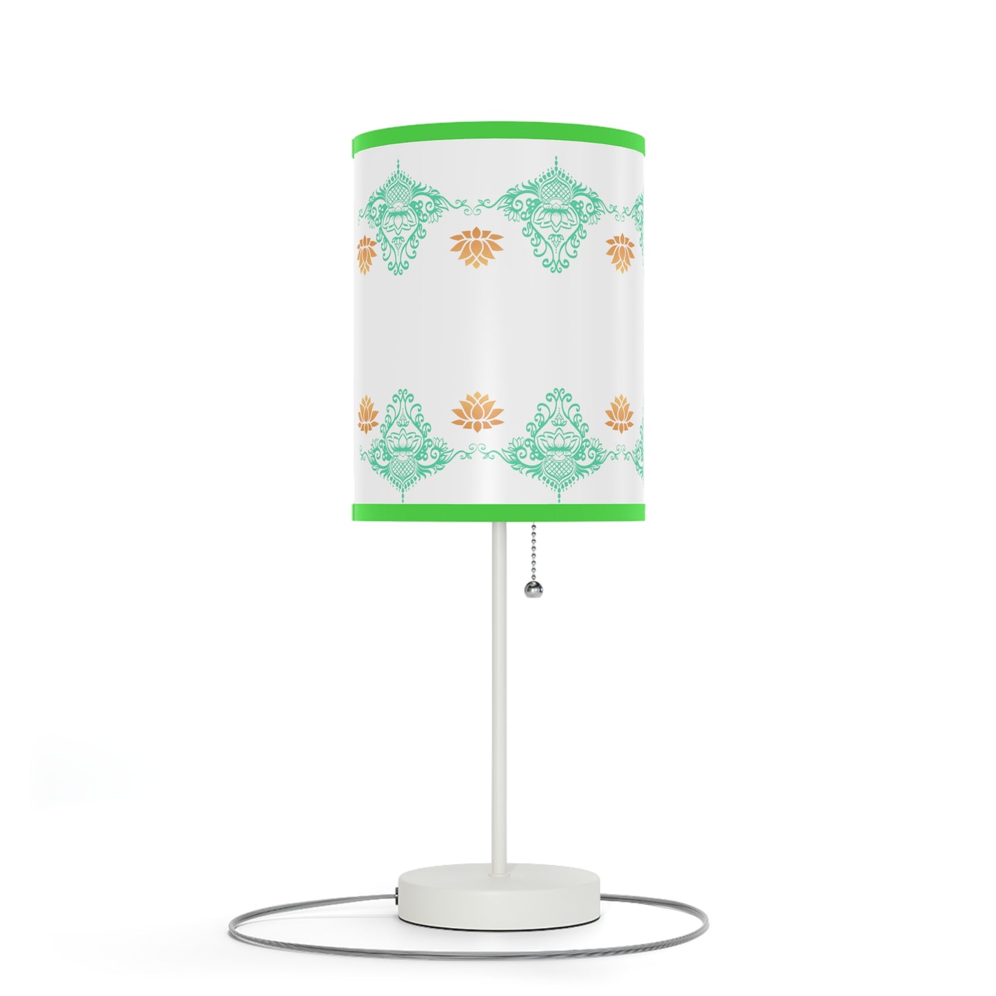 Lotus kolam Pattern Lamps with Lampshades ,Lotus Boho pattern Lamp US|CA plug, Housewarming gifts, Holiday Gifts