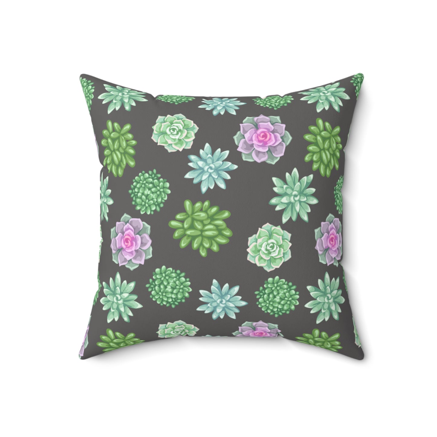 Decorative Succulent Throw Pillow