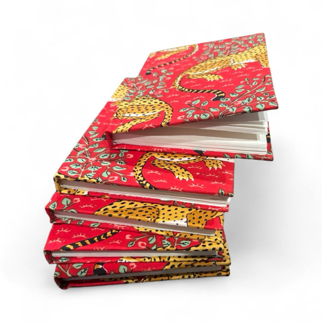 Pets & Animal Block Print Fabric Notebook, gifts, journal