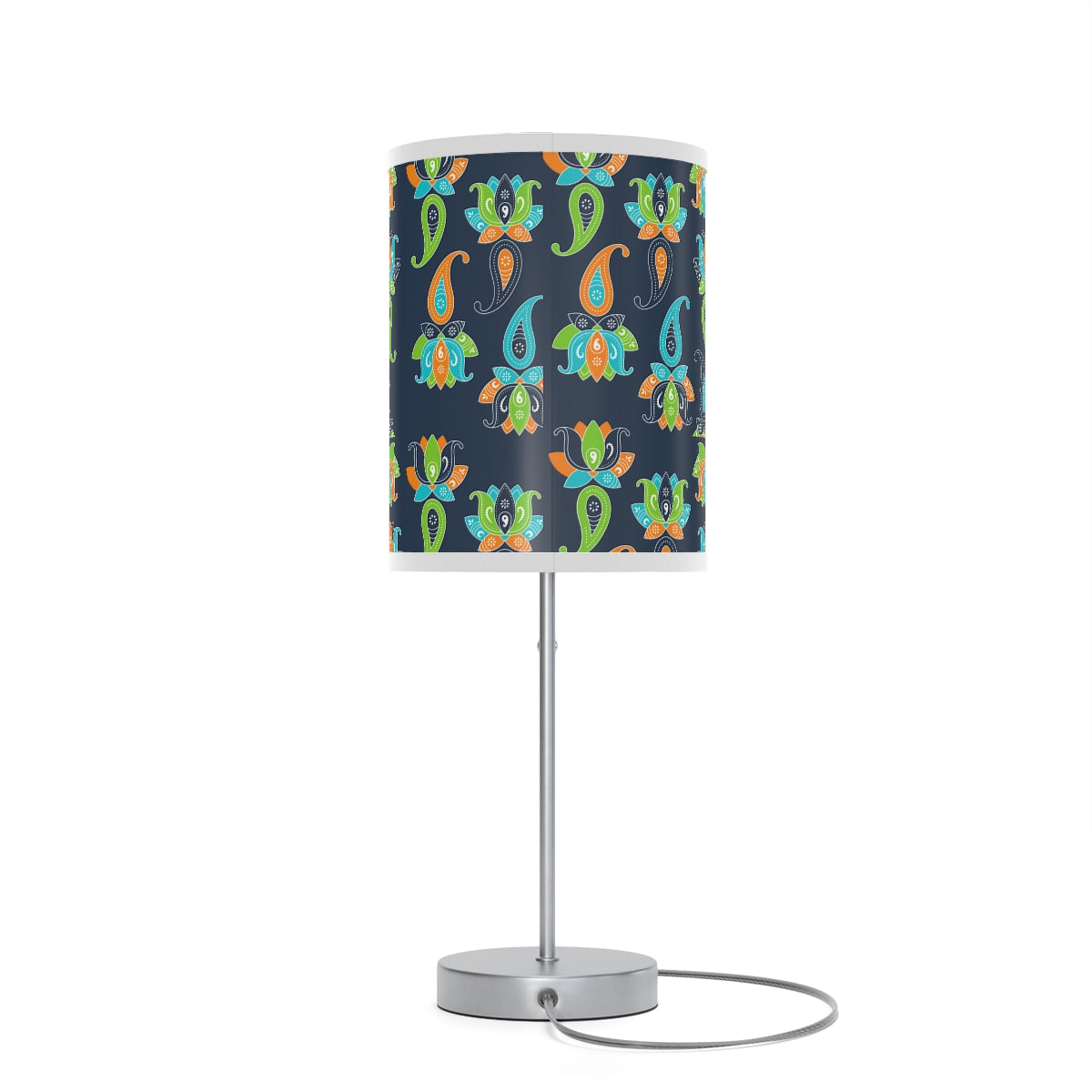 Floral Paisley Boho pattern Lamp US|CA plug