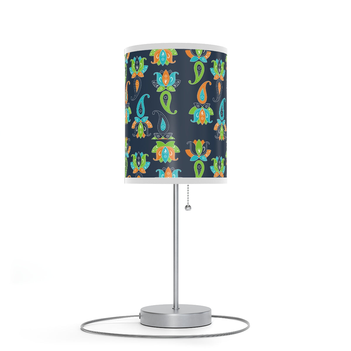 Floral Paisley Boho pattern Lamp US|CA plug
