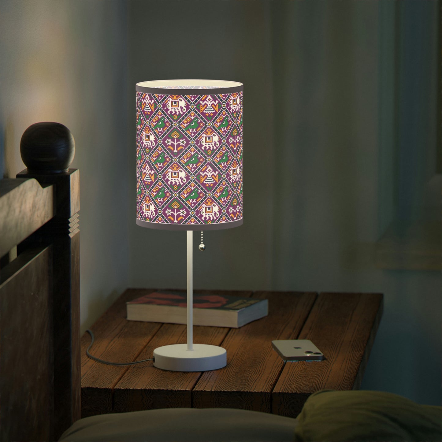 Elephant Boho pattern Lamp US|CA plug
