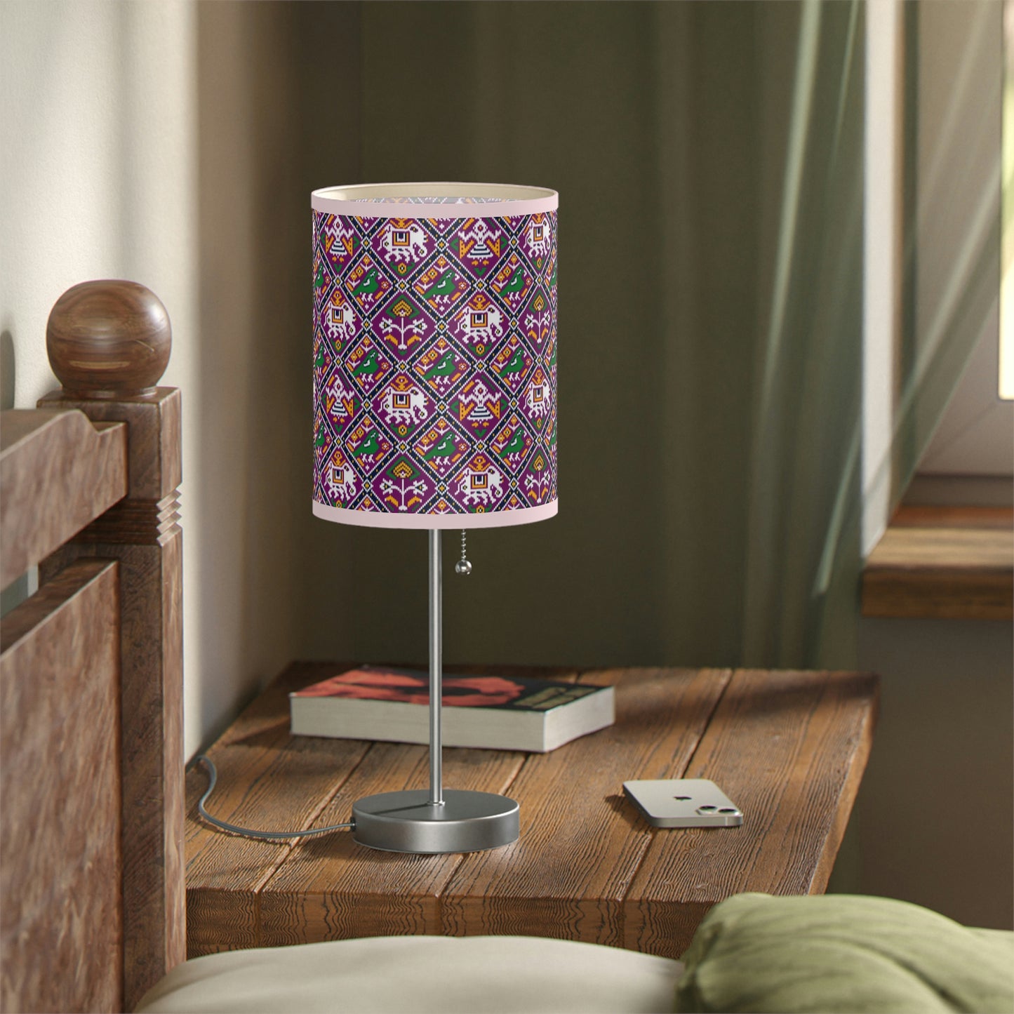 Elephant Boho pattern Lamp US|CA plug
