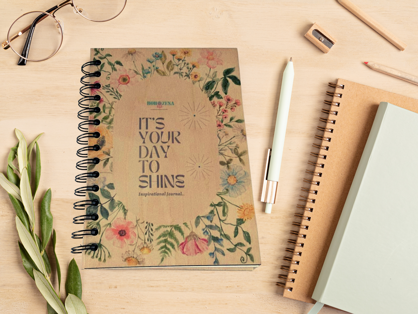 Handmade wooden Journal | notebook