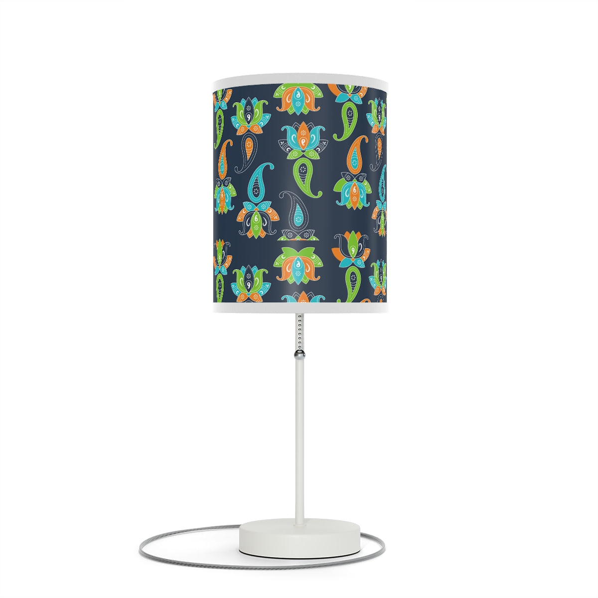 Floral Paisley Boho pattern Lamp US|CA plug