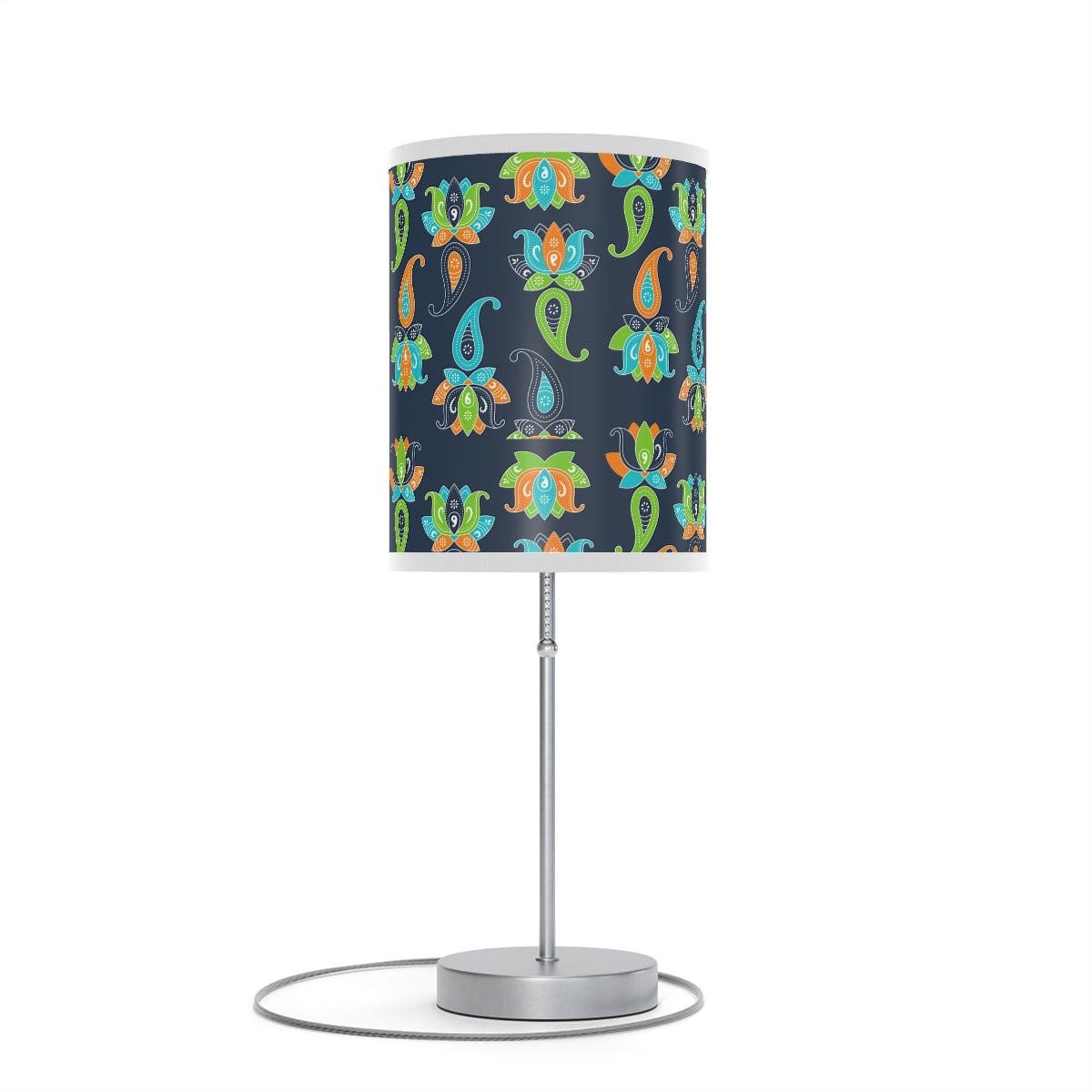 Floral Paisley Boho pattern Lamp US|CA plug