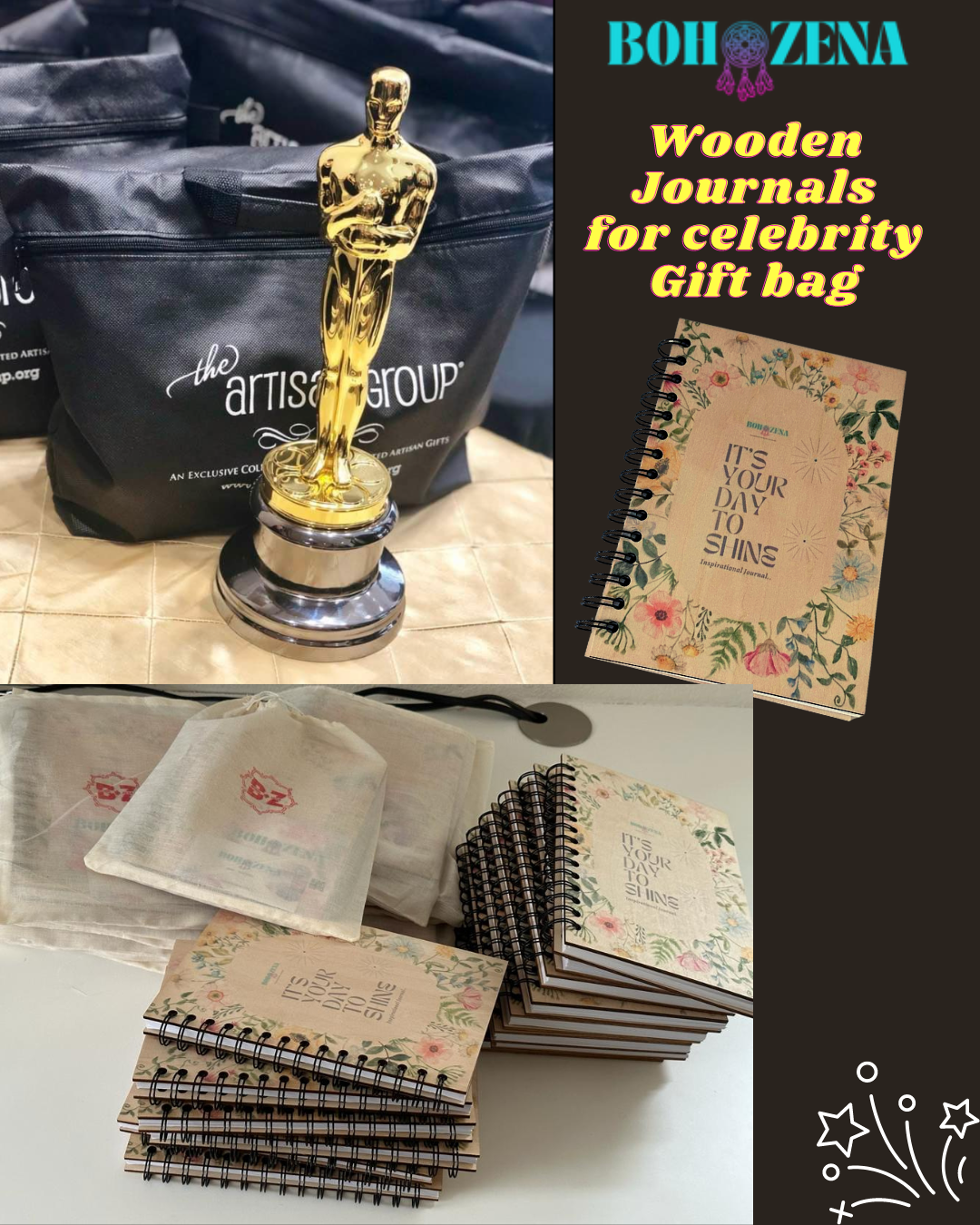 Stationary line featured at GBK’s Celebrity Gifting Suite Event at the 2023 Oscars
