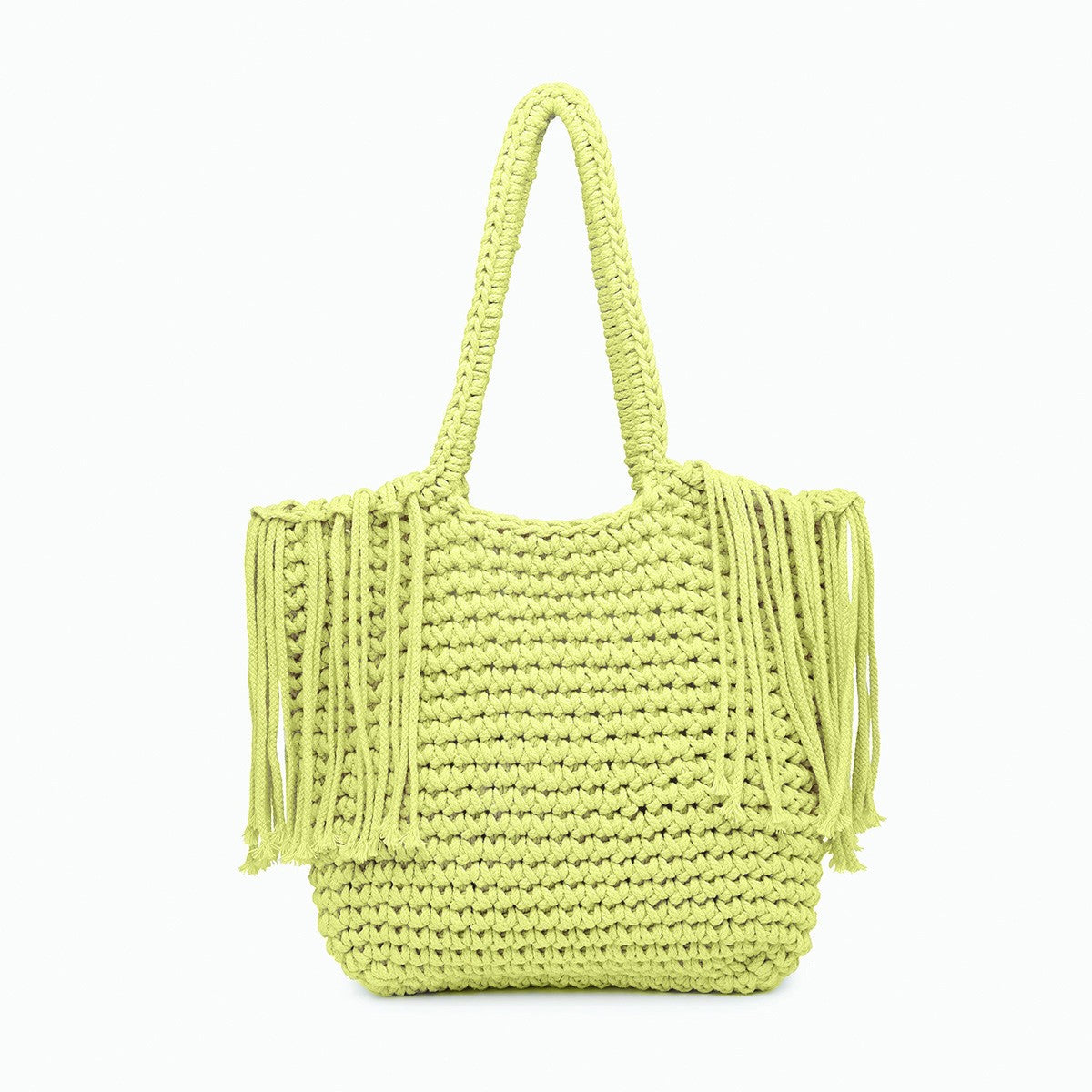 Boho Macrame Satchel Bag – Handwoven, Chic & Earth-Friendly