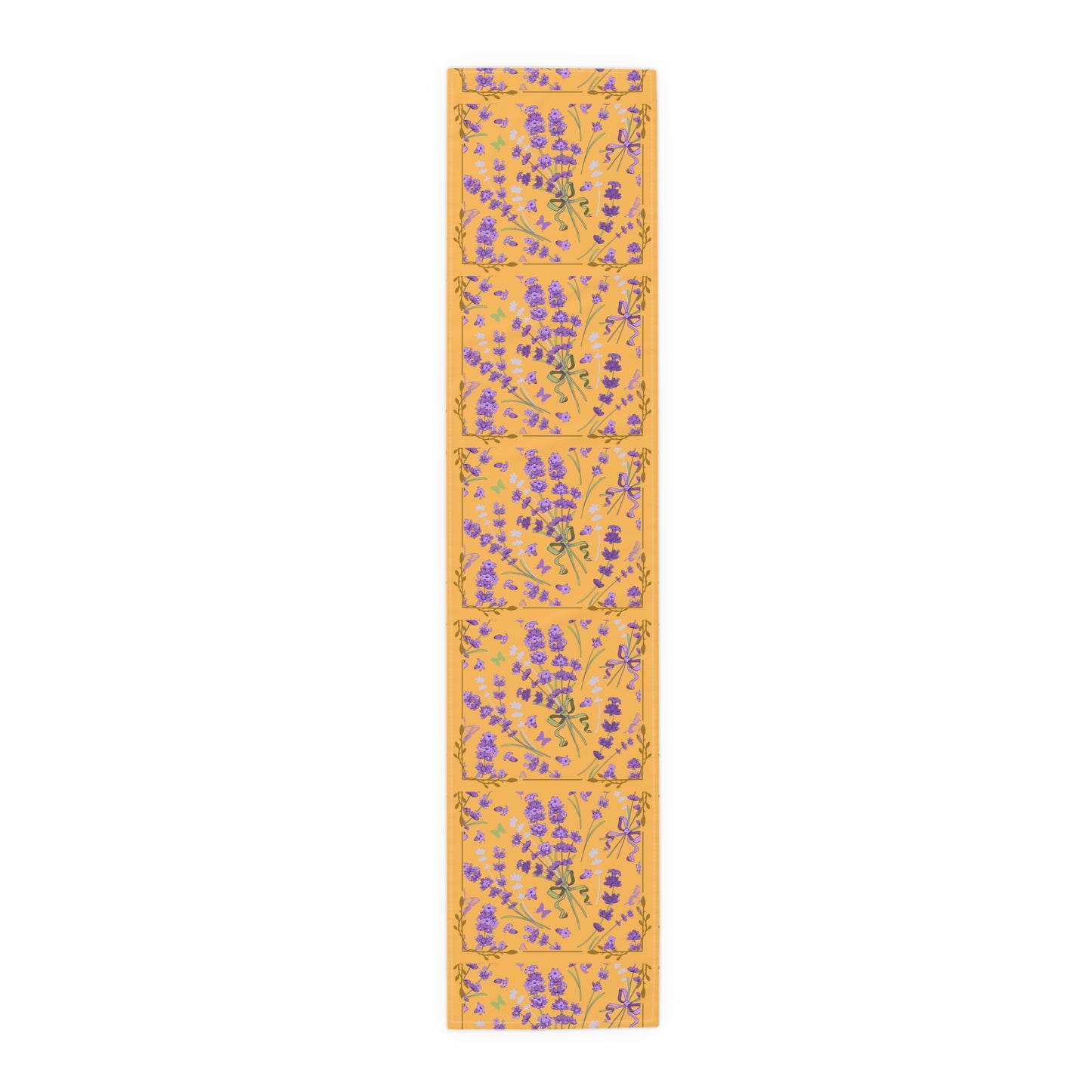 Floral Lavender Table Runner (Cotton, Poly)