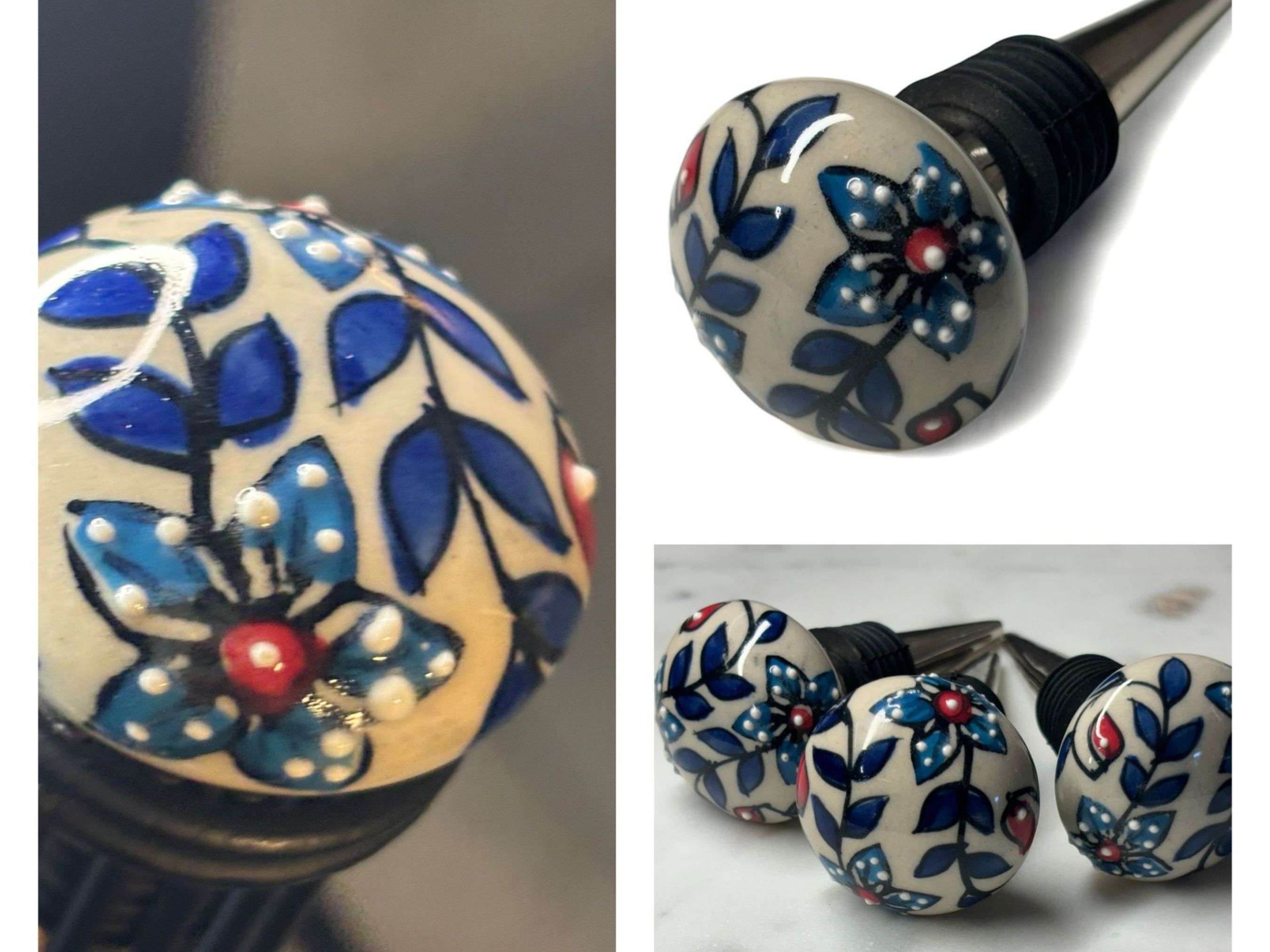 Ceramic Wine Bottle Stopper