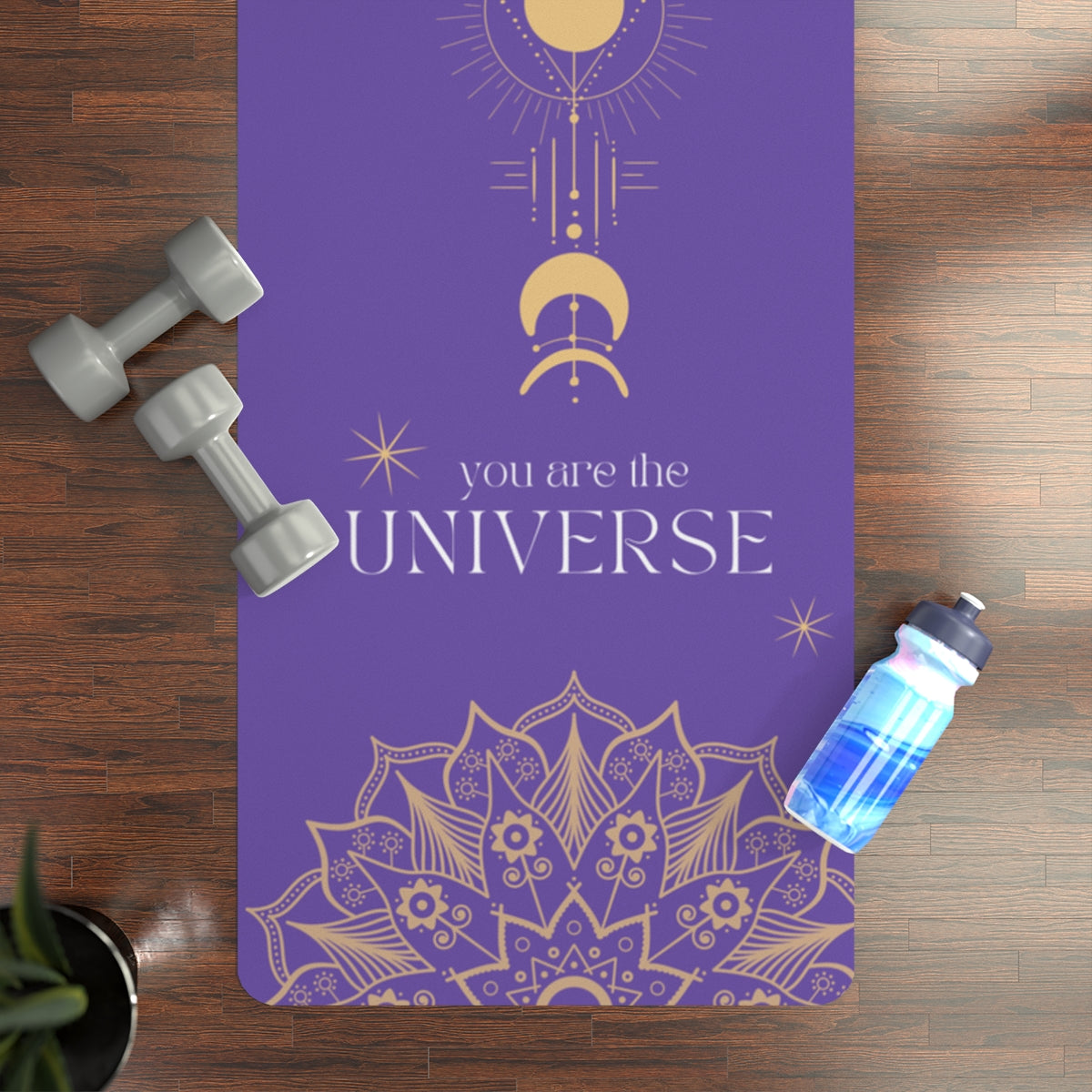 Organic Cotton Yoga Mat | Extra Wide & Long for Balance