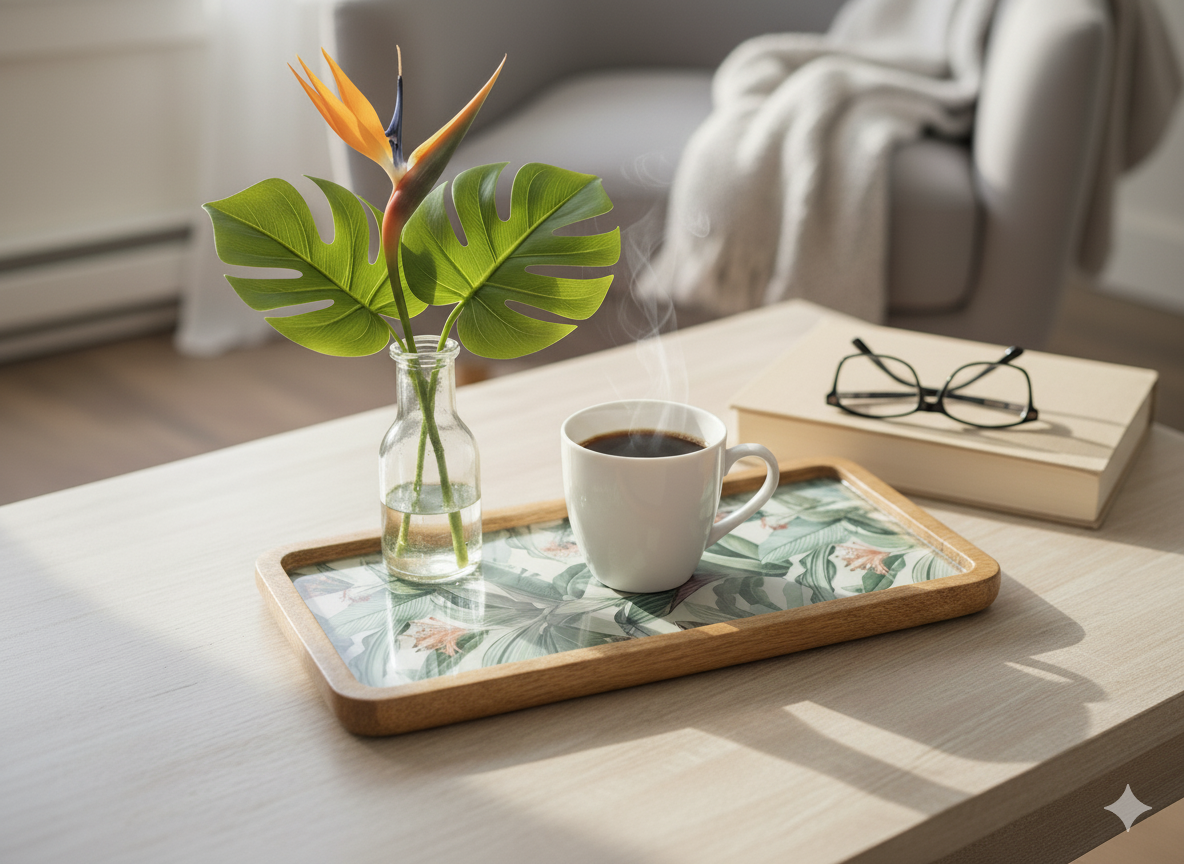 Tropical Mango Wood Serving Tray