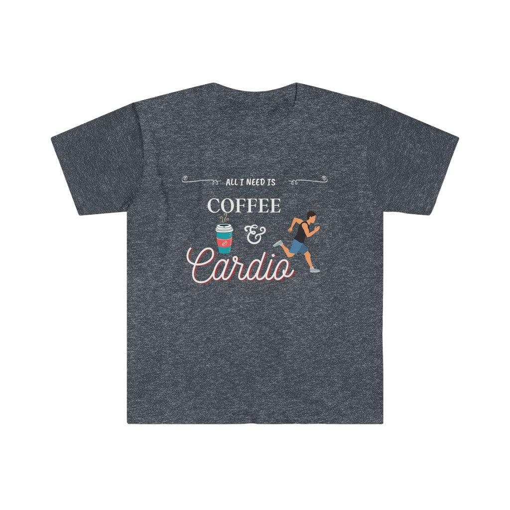 Graphic gym tees, workout tees, coffee and cardio