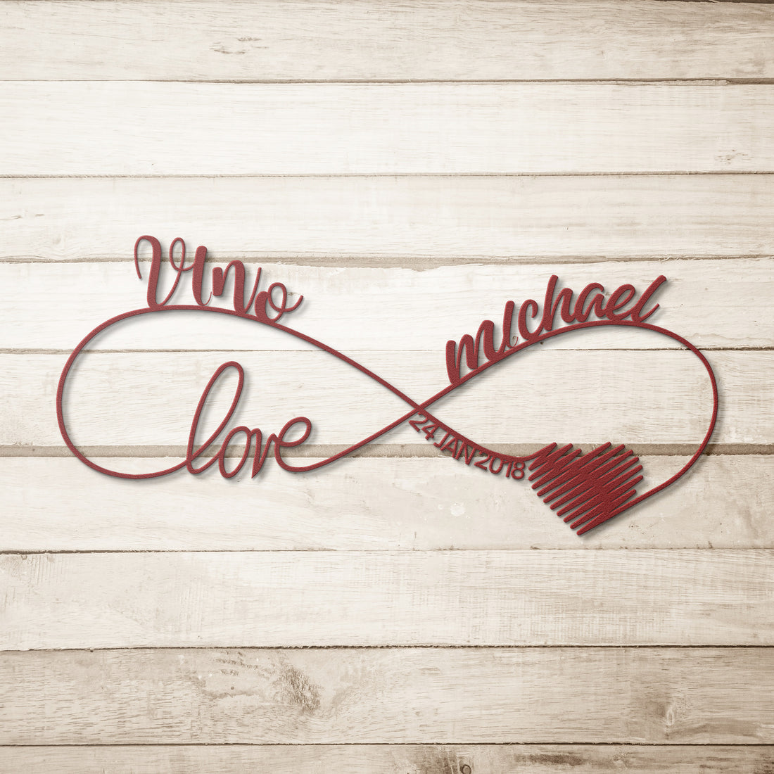 Love infinity sign