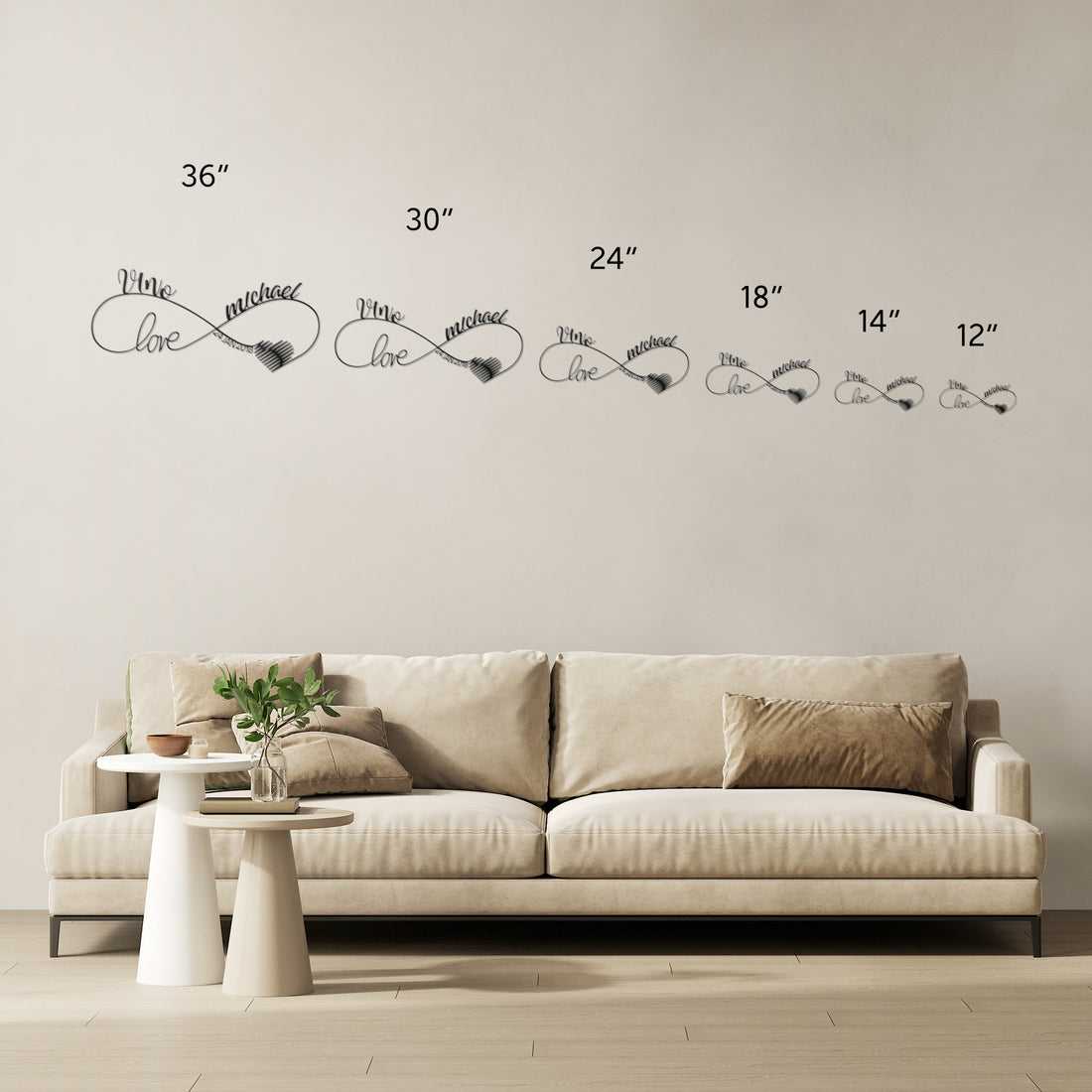 Love infinity sign