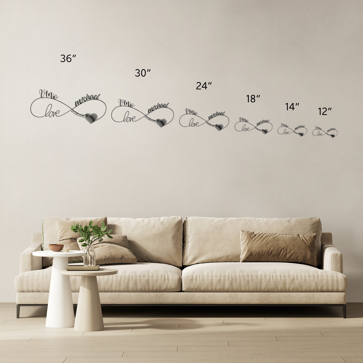 Love infinity sign