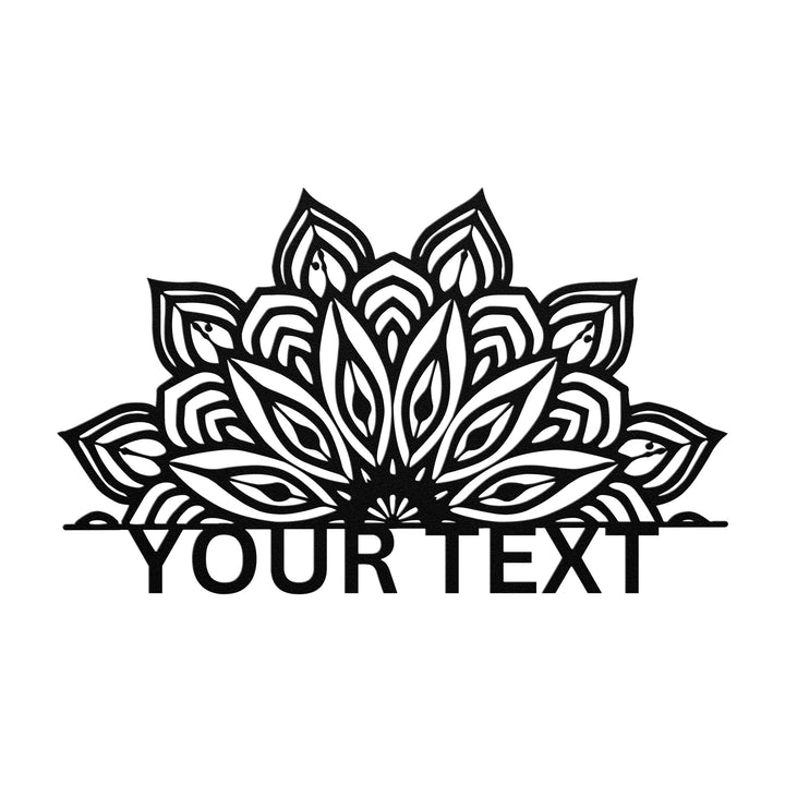 Mandala Wall Metal sign