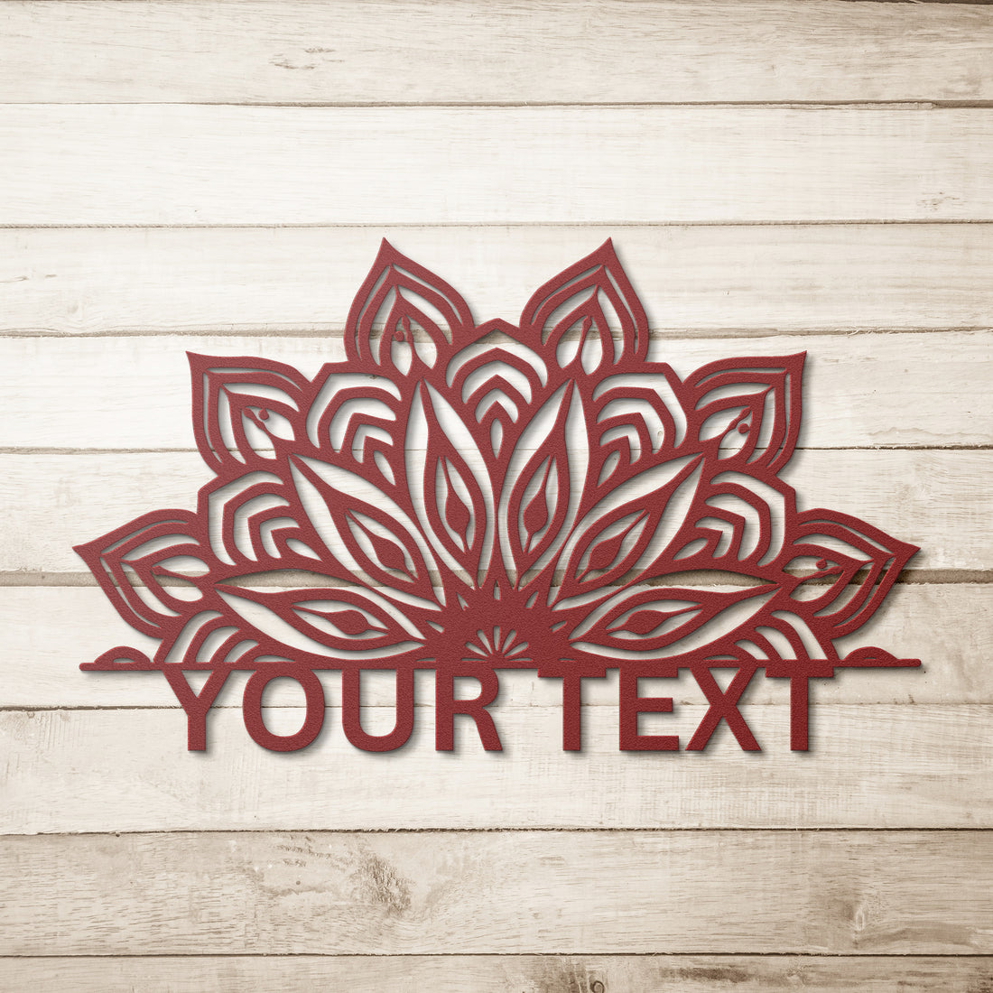 Mandala Wall Metal sign