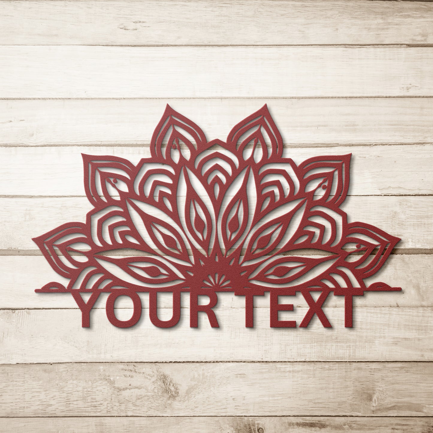 Mandala Wall Metal sign