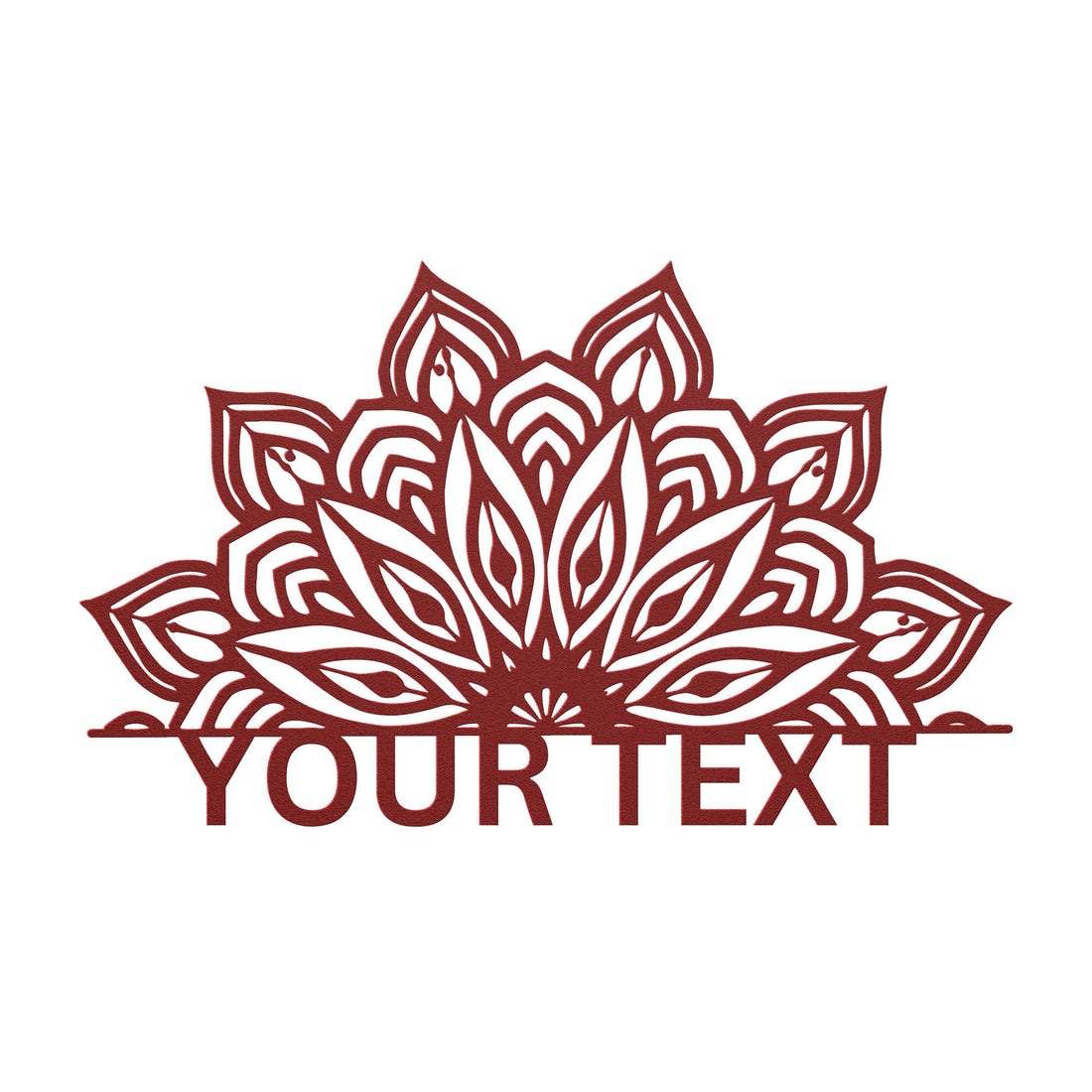 Mandala Wall Metal sign