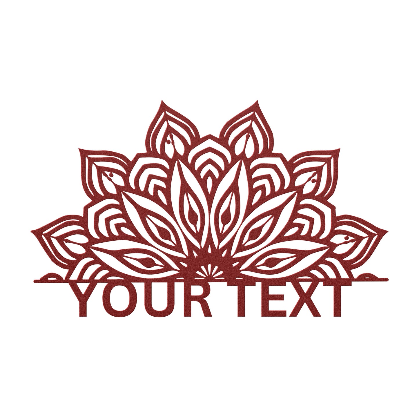 Mandala Wall Metal sign