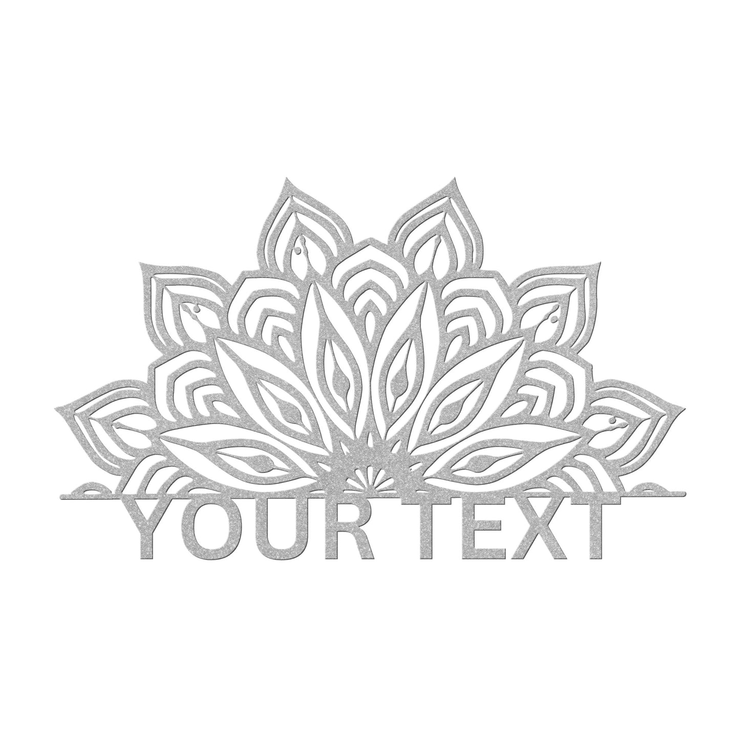 Mandala Wall Metal sign
