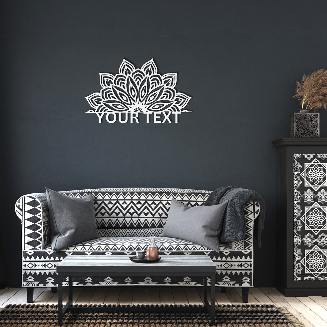 Mandala Wall Metal sign