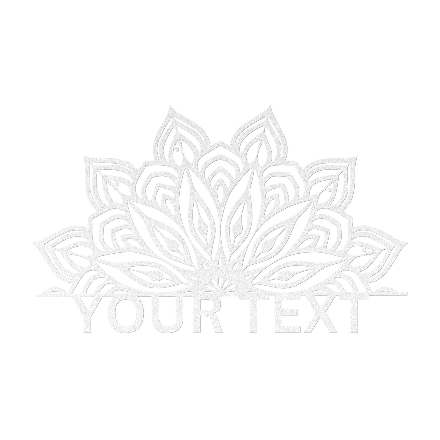 Mandala Wall Metal sign