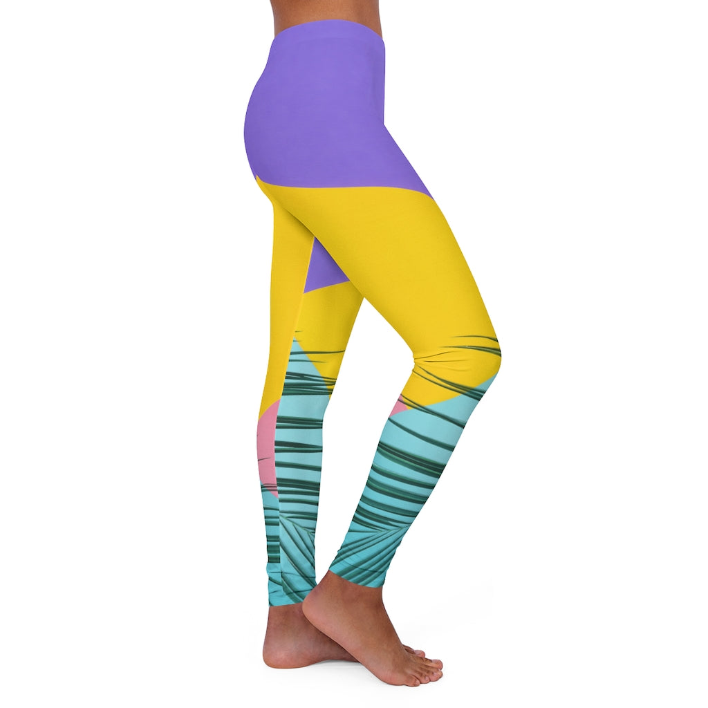 Stretchy women's spandex leggings
