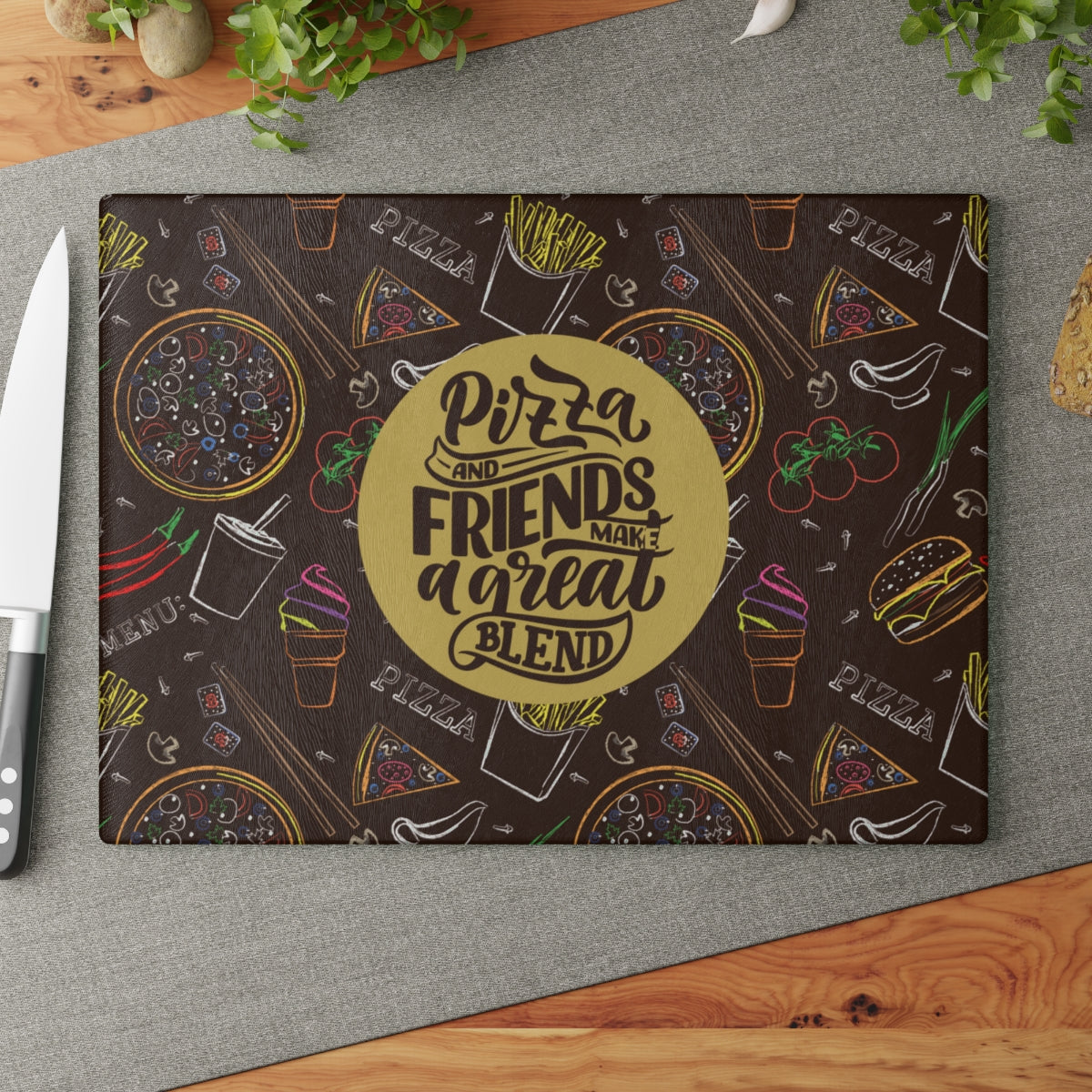 Glass Cutting Board, Charcuterie Board