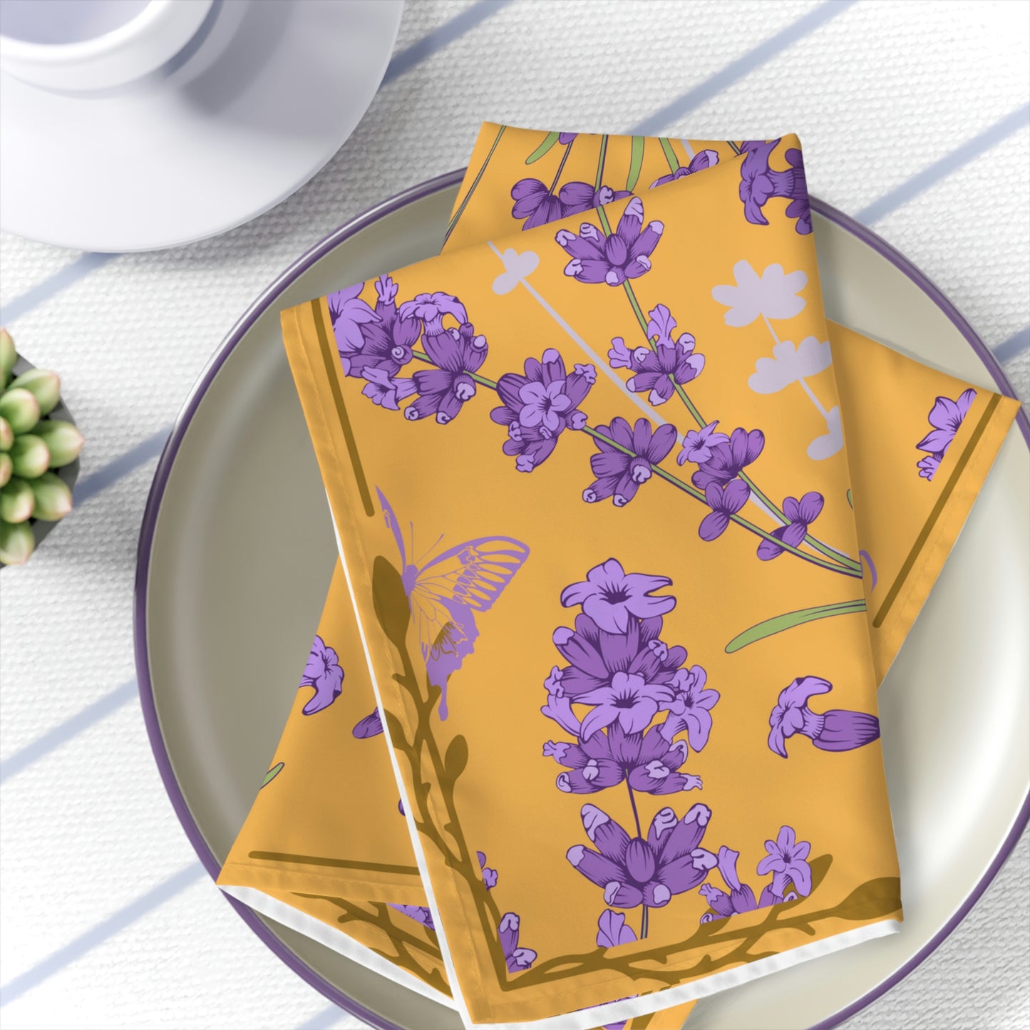 Floral Lavender 4-piece Kitchen Towel Set